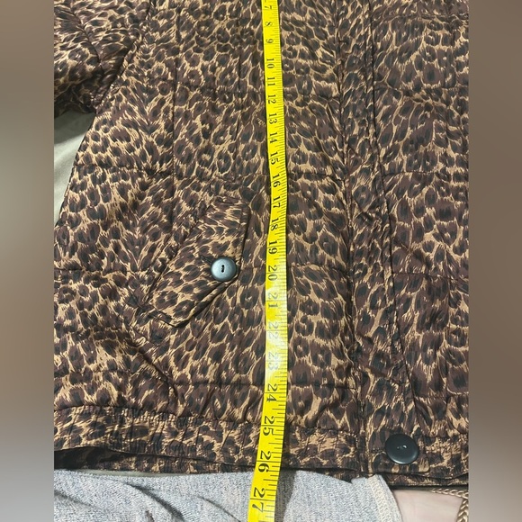 Animal Print Satin Bomber Jacket SzM - Picture 9 of 10